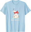 Sassy Southern Charm & Grace Cute Funny & Unique Christmas Polar Bear & Snow T-Shirt Gift T-Shirt - Baby Blue