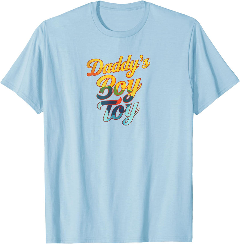 Gay Daddy Gay Son Pride LGBT Daddy's Boy Toy - Gay Pride LGBT Dom Sub Twin Bear Gay Daddy T-Shirt - Baby Blue