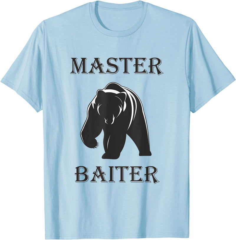 OutdoorMerch Master Bear Baiter Shirt T-Shirt - Baby Blue