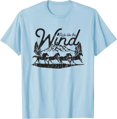 Horse - Saddle - Riding Ride like the wind - Horse T-Shirt