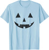 Vintage Jack o Lantern . Vintage Jack o Lantern JackoLantern Pumpkin Face T-Shirt - Baby Blue