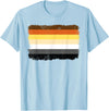 LGBTQ Bear Flag Gay Pride Gift For Men LGBT Papa Mens Gay Pride Month - Gay Flag Bear T-Shirt - Baby Blue