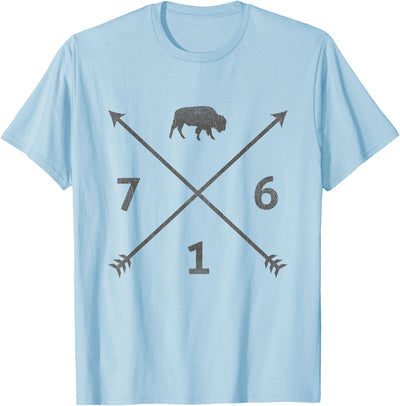 Cow Buffalo New York Bflo Wny Area Code 716 Buffalo T-Shirt