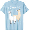 Spanish design | Llama gift | Funny Spanish design Funny Spanish gift, Como Te Llama, Llama design T-Shirt - Baby Blue