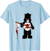 Jujubella Angry Bear Scare Bear Teddy Bear No Kids T-shirt T-Shirt - Baby Blue