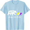 Nonbinary & Genderqueer Mama Bear T-Shirt Cute Nonbinary Mama Bear T-Shirt - Baby Blue