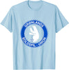 Bosco T. Jones Football Designs Greenland Polar Bear Football (Soccer) Shirt T-Shirt - Baby Blue