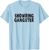 Passion8 Gear Show Pig Show Steer Gangster T-Shirt - Baby Blue
