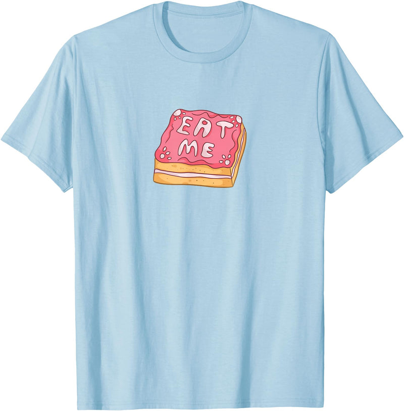 Alice in Wonderland - Eat Me - Magic Cake Rabbit T-Shirt in Baby Blue