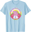 Peppa Pig Everything Is Groovy Retro Style Peace Sign T-Shirt - Baby Blue