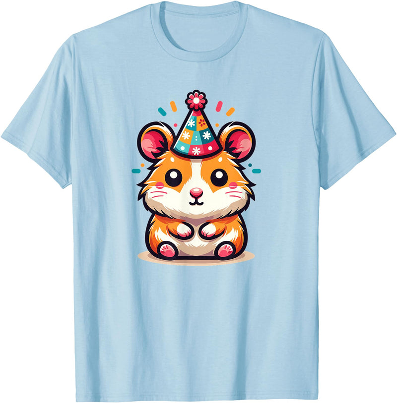 Birthday Hamster for Children Birthday Hamster T-Shirt - Baby Blue