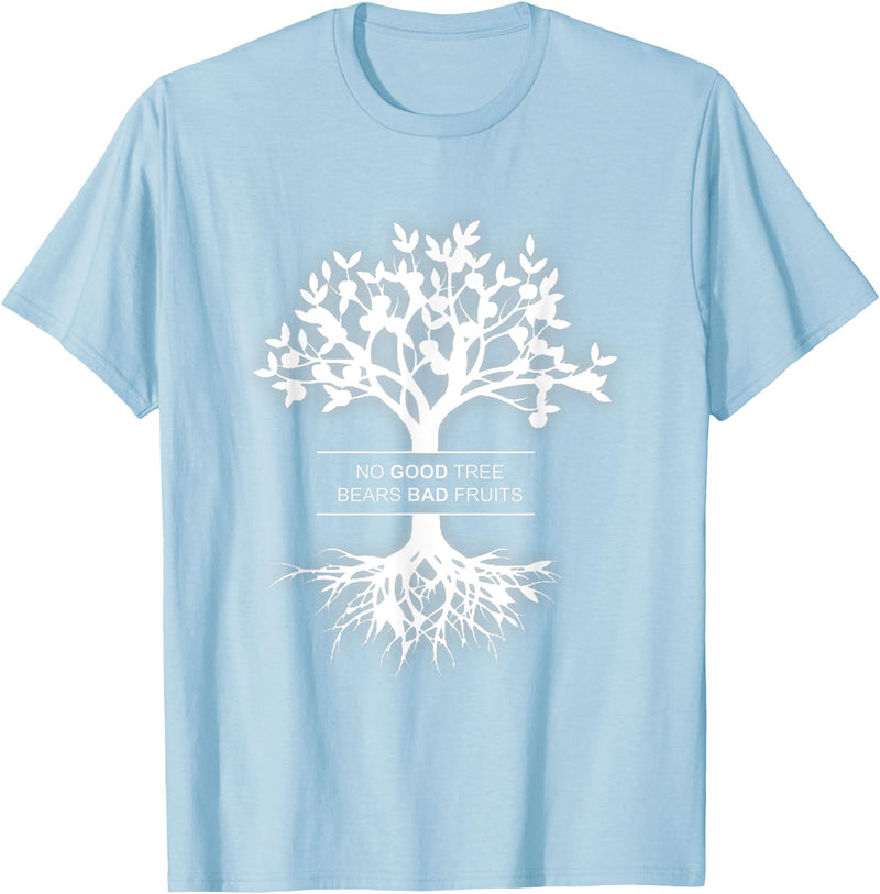 L.A. Tomfoolery No Good Tree Bears Bad Fruit T-Shirt - Baby Blue
