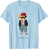Funny Teddy Bear T-Shirt - Baby Blue