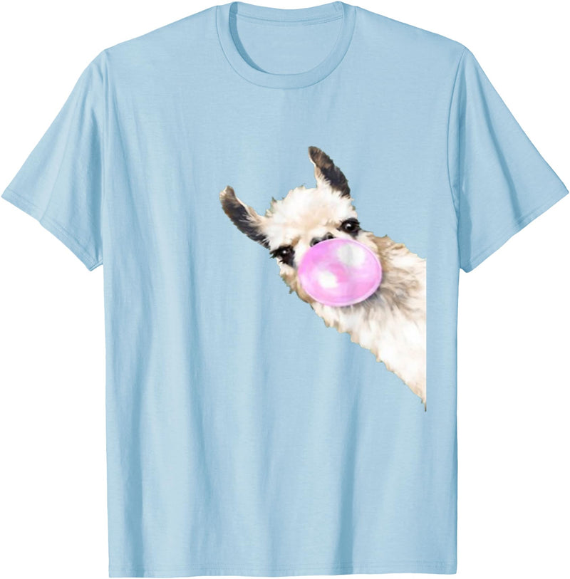 Funny Llama shirt animals costume girls mens Vintage Llama Women Shirt Llama Lovers for kids and girls T-Shirt - Baby Blue