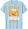 Buffalo Wings Fried Chicken Hot Wing Sauce T-Shirt - Baby Blue