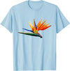 DDD Flowers Bird of Paradise Flower T-Shirt - Baby Blue