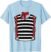 Hiking Lover Design French Mime Costume Halloween T-Shirt - Baby Blue