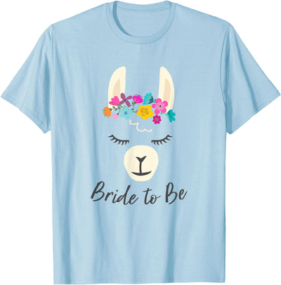 Gym is Bae Llama Bride to Be Wedding Bridal Shower Alpaca T-Shirt