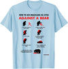 Bearmageddon How to Use BJJ Against a Bear T-Shirt - Baby Blue