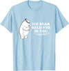 Mens Ice Bear Shirt Mens Ice Bear Tshirt Animal Gift Tee T-Shirt - Baby Blue