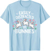 Bunny Design for Men Women Kids Rabbit Hare Bunny Lover T-Shirt in Baby Blue