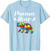 Mama Bear Autism Awareness Mom Puzzle Clothing Co Autism Awareness Mama Bear Proud Autistic Mom T-Shirt - Baby Blue