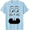 Jasper Rabbit Halloween Costume Funny Boo JEE Boojee Meme T-Shirt (White) in Baby Blue