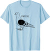 Funny Pigeon Apparel Tee Co. Stay Coo Pigeon Cool Bird Lovers Funny Bird Meme Saying T-Shirt - Baby Blue