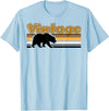 Equal Rights Gay Bear Sânpebe Designs Vintage Gay Bear T-Shirt - Baby Blue