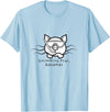 Bahamas Swimming Pigs Snorkeling Front & Back Tshirt T-Shirt - Baby Blue