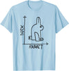 Rabbit Duck Illusion T-Shirt in Baby Blue