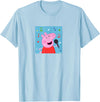 Peppa Pig - Music Album T-Shirt - Baby Blue