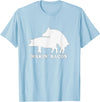 Chris T-Shirt makin bacon t-shirt pork bacon shirt pigs T-Shirt - Baby Blue