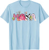Farm Cow Gender Reveal First Birthday Family Mama Farm Animal Birthday 1st Family Matching Party Mom T-Shirt - Baby Blue