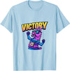 PixelLlama Victory Gaming Victory Llama T-Shirt - Baby Blue