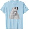 Polar Funny Chill Apparel Cool Polar Bear with Sunglasses Arctic Wildlife Design T-Shirt - Baby Blue