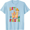 Funny Sloth And Llama Let's Fiesta Cinco De Mayo Sloth And Llama Let's Fiesta Cinco De Mayo Mexican Party T-Shirt - Baby Blue