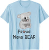 Koalaslifestyle Cute Koala Mama Bear and Baby, Mothers Day Gifts T-Shirt - Baby Blue