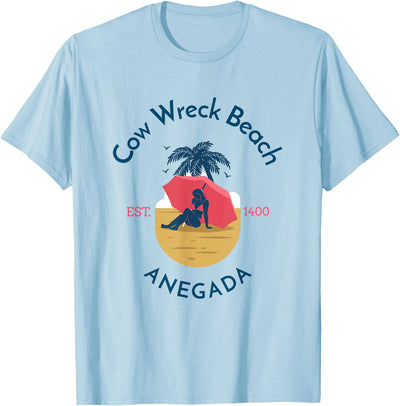 Yo Minus Cow Wreck Beach Anegada British Virgin Islands T-Shirt