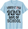 Holy Cow 100 Days Of School teachers Students Kids T-Shirt - Baby Blue