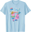 Peppa Pig Visits America US Road Trip T-Shirt - Baby Blue