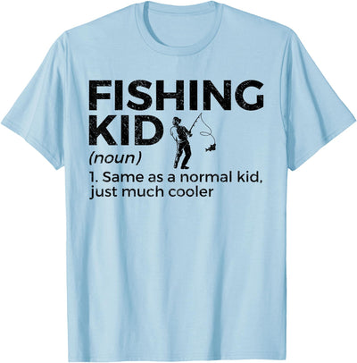 Funny Fishing Kid Definition T-Shirt