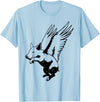 Flying Pig Funny Animals Flying Pig with Wings Fly Pig Lovers T-Shirt - Baby Blue
