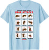 Bearmageddon Basic Bear Attacks Shirt T-Shirt - Baby Blue