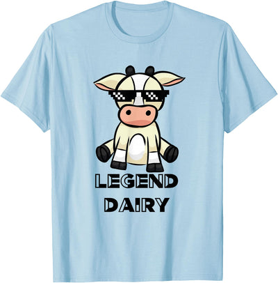 Cow Legendairy Cow Print Pun T-Shirt