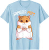 Women's Hamster Mom Hammy Girls T-Shirt - Baby Blue