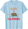 Ojai California CA Designs Ojai California T-Shirt - Baby Blue