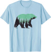 Grizzly Bear - Outdoor Apparel Bear Forest Nature Grizzly Hiking Outdoor Hunting Gift T-Shirt - Baby Blue