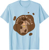 Cute Kawaii Merch Kawaii Chocolate Milk Cow T-Shirt - Baby Blue