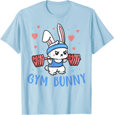 Gym Bunny Lifting Barbell Workout T-Shirt
